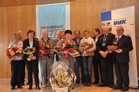 Ehrungen Am Kreisverbandstag 2013 Sozialverband VdK Rheinland Pfalz