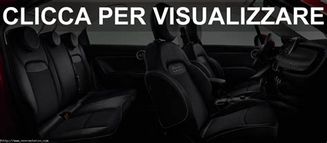 Foto Abitacolo Con Sedili Neri Nuova Fiat 500x Sovrasterzo