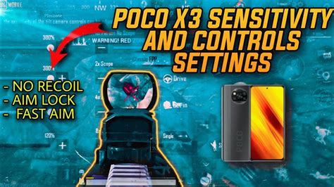 POCO X3 PRO BGMI SENSITIVITY CONTROLS POCO X3 PRO GYROSCOPE