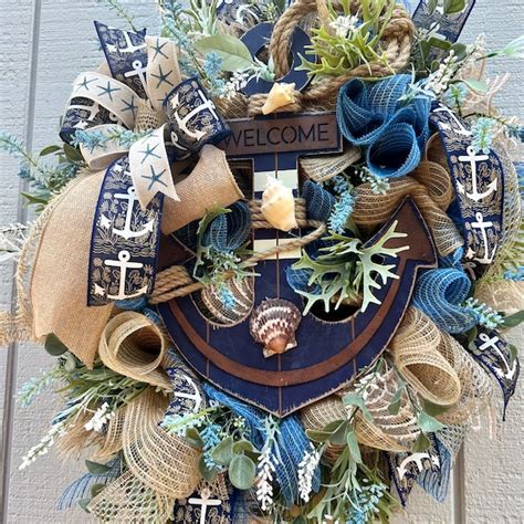 Nautical Wreath Etsy