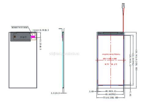 ZH055QIFHD001 01A 5 5 Inch TFT LCD 1080 1920 1000 Brightness IPS LCD