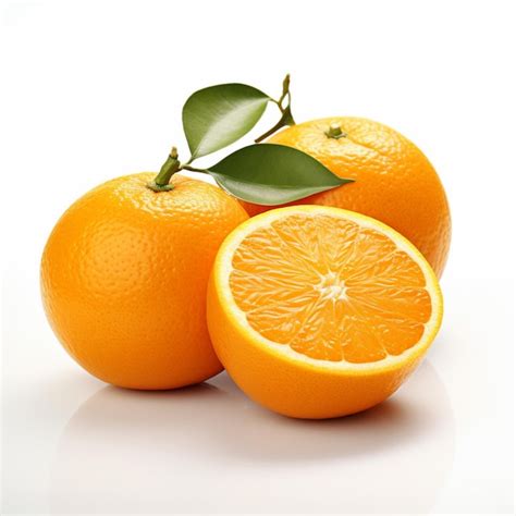 Premium Photo Oranges With White Background High Quality Ultra Hd