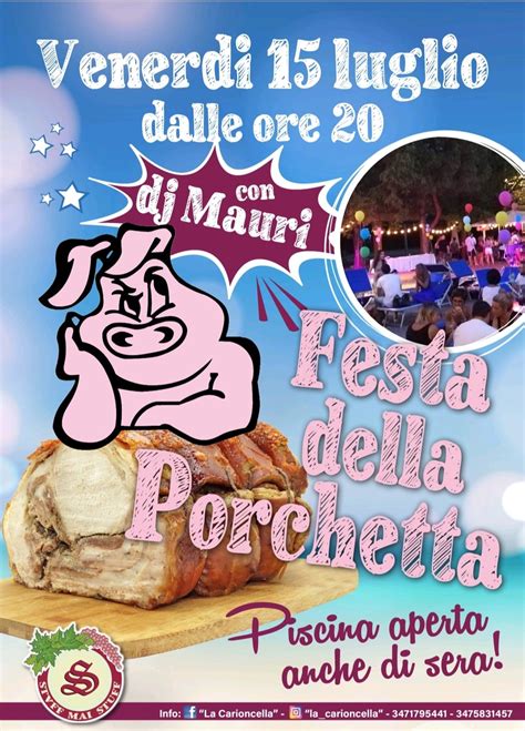 Festa Della Porchetta 2022 Lacarioncella