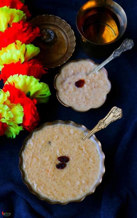 Nolen Gurer Payesh Rice Pudding With Date Palm Jaggery Spicy World