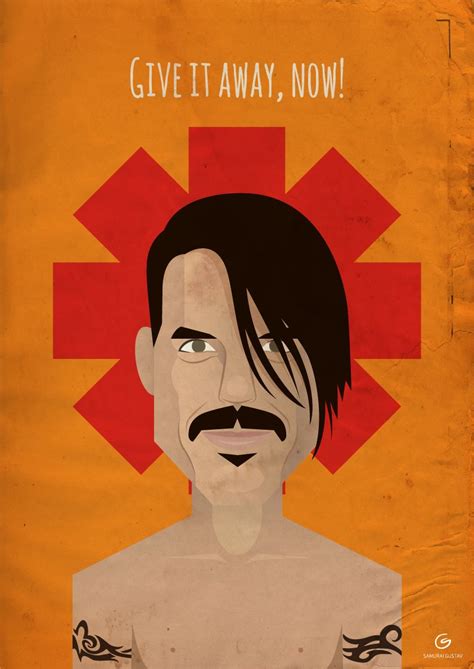 Anthony Kiedis By Samurai Gustav Red Hot Chili Peppers Poster Rock Posters Red Hot Chili Peppers