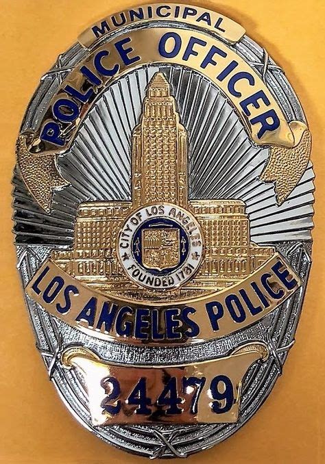 110 Best Lapd Images Badge Police Law Enforcement Badges