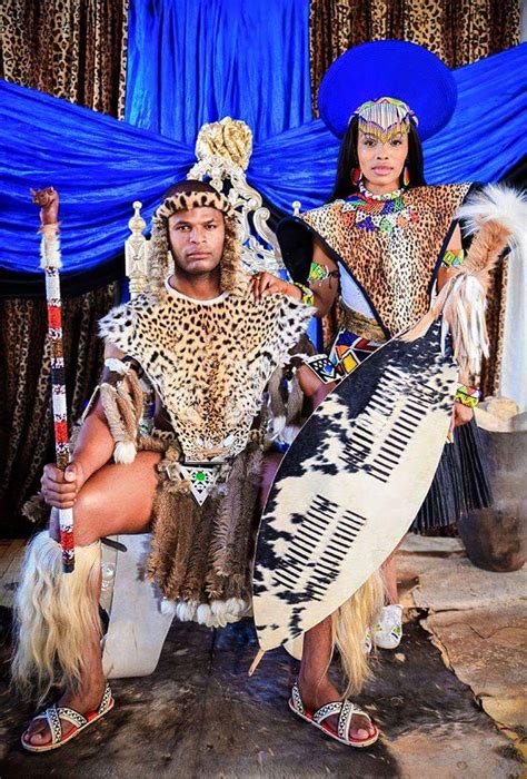 Zulu King And Queen Zulu Traditional Attire African Traditional