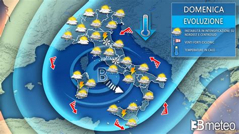 Meteo Domenica Delle Palme Con Vortice Freddo Piogge Temporali