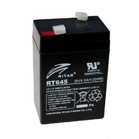 HKbil 3FM4 5 6V 4 5Ah Sealed Lead Acid Replacement RITAR Battery EBay