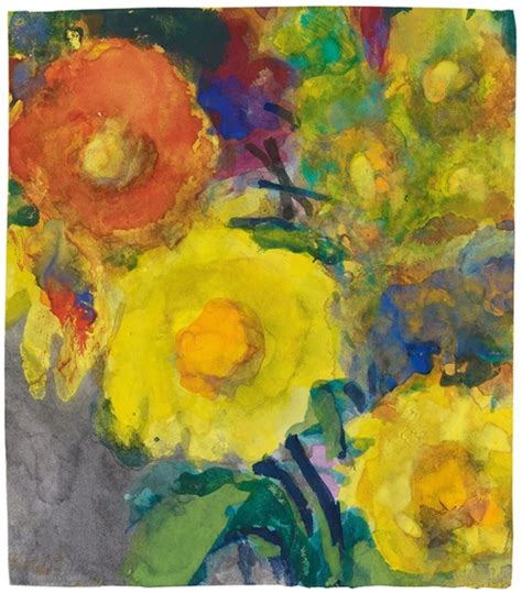 Emil Nolde Rote Und Gelbe Bl Ten Mutualart