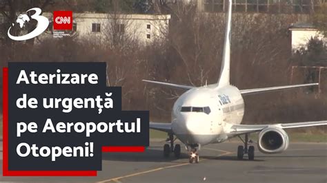 Aterizare De Urgen Pe Aeroportul Otopeni Unui Pilot I S A F Cut R U