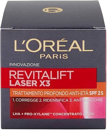 L Oréal Paris Crema Viso Giorno Revitalift Laser X3 Azione Antirughe