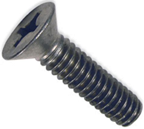 Phillips 100° Flat Head 18/8 Stainless Steel Black Oxide Finish Machine Screws available at ...