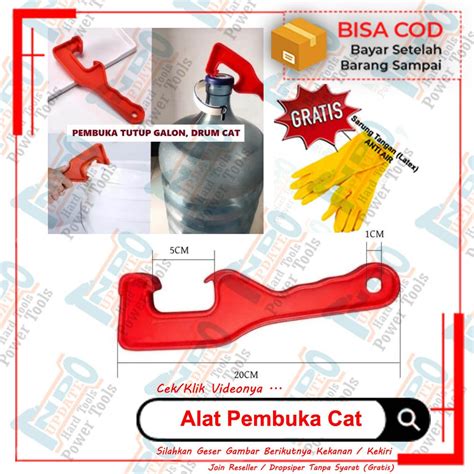 Jual Alat Bantu Buka Congkel Ember Galon Pembuka Tong Ember Kaleng Cat