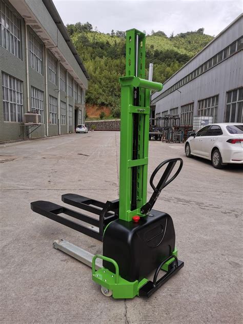 1000kg Portable Self Loading Stacker Semi Electric Self Loading Pallet