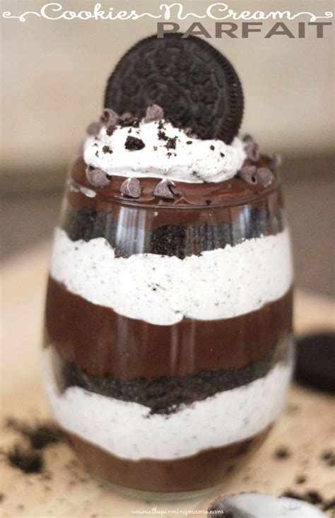 Cookies N Cream Parfait Cookies And Cream Parfait Recipe Parfait