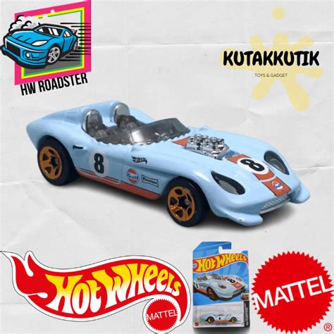 Hot Wheels Racing Car Glory Chaser Gulf No Lot H HW Roadster Shopee Malaysia