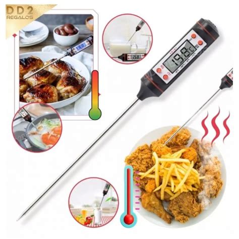 Termometro Para Cocina Temperatura Led Pincha Carne Liquido