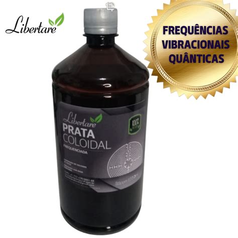 Prata Coloidal Frequenciada Libertare Litro Ppm Escorrega