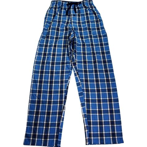 Hanes Hanes Mens Cotton Blend Woven Sleep Lounge Pajama Pant 3