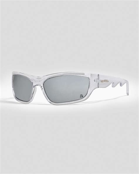 Shop Szade Eyewear Bass Polarised Sunglasses In Glass Chrome Polar Fast Shipping And Easy