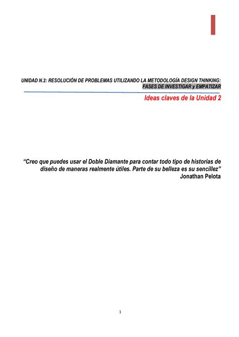 Ideas Claves Unidad 2 General Y Fases 1 Y 2 Ok Ok UNIDAD N RESOLUCI