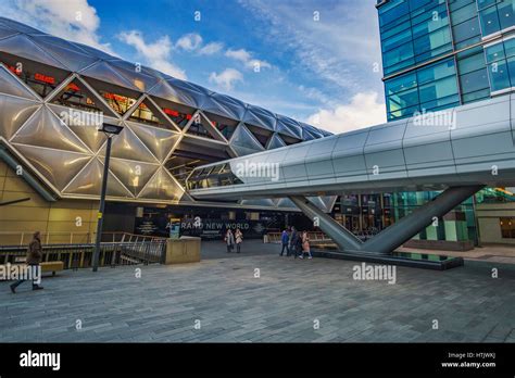 The New Canary Wharf Dlr Station It Is A London Underground Station On