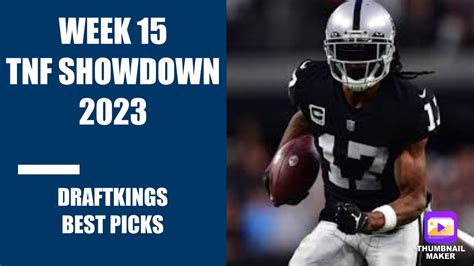 Chargers Vs Raiders Draftkings Tnf Showdown Lineup Strategy Expert