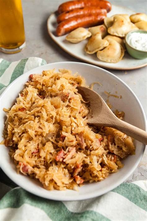 Easy Kapusta Recipe Polish Braised Sauerkraut With Bacon