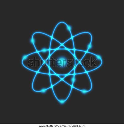 Planetary Model Atom Rutherford Atomic Structure Stock Vector (Royalty ...