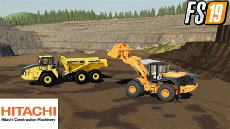 RELEASE NEW HITACHI ZW 310 FS19 WHEEL LOADER TCBO MINING PROJECT