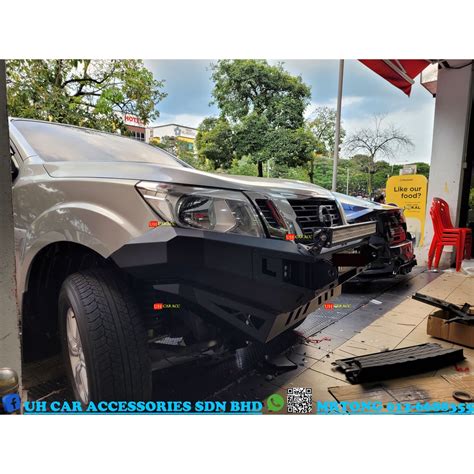 Nissan navara np300 force steel front bumper bull bar besi | Shopee ...