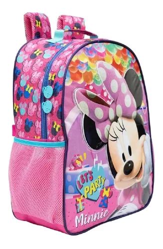 Mochila Escolar Infantil De Costas Minnie Rosa Xeryus Frete Gr Tis