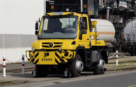 Mercedes Unimog Road Railer Goes From Truck To Diesel Locomotive