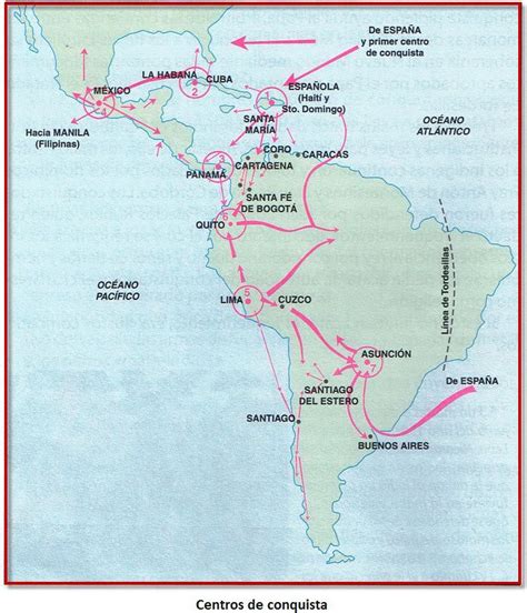 Centros De La Conquista De América Conquista De America Tercios