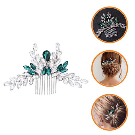 Rhinestones Alloy Bridal Comb Dinner Party Bride Wedding Hair