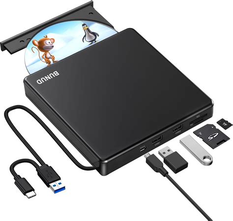 Nolyth External Cd Dvd Drive Usb Type C Cd Dvd Rom Burner Rewriter