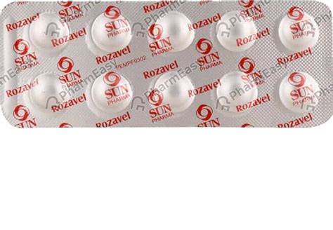 Rozavel 10 Mg Tablet 10 Uses Side Effects Price And Dosage Pharmeasy