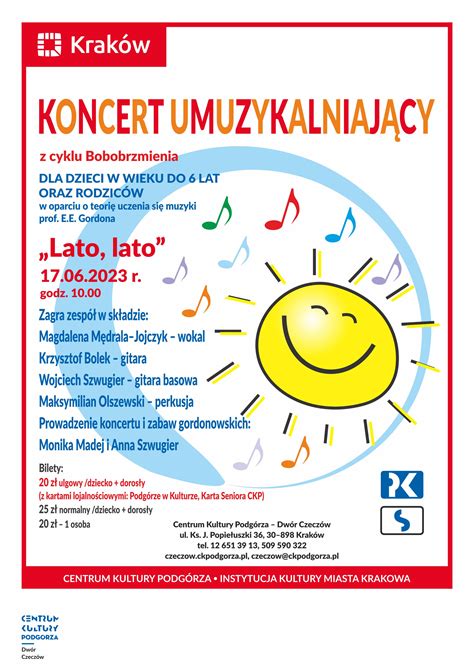 Koncert Gordonowski Bobobrzmienia Lato Lato Bilety Online Opis