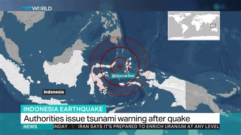 Tsunami Alert Issued After Strong Earthquake In Indonesia Youtube