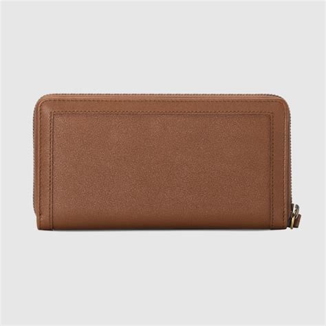 SA غوتشي Gucci Diana continental wallet in brown leather