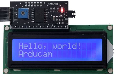 Arducam X Serial Hd Character Lcd Board Display With White