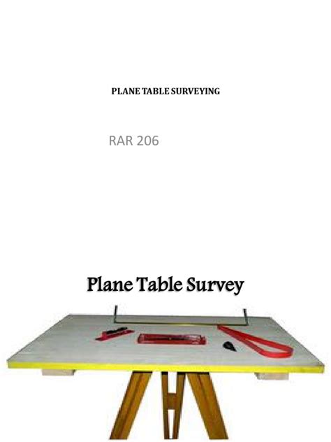 Surveying Plane Table Surveying Pdf Surveying Compass