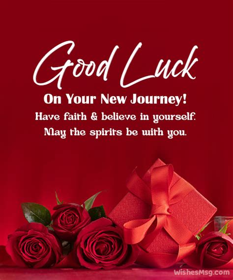 Good Luck On Your New Journey Wishes And Quotes Wishesmsg