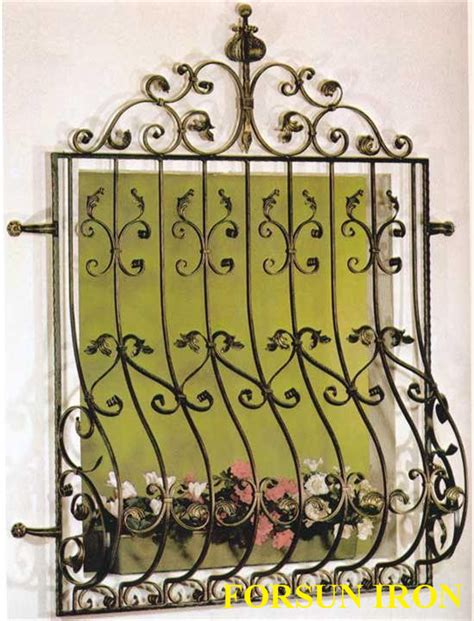 Decorative Wrought Iron Window Grill Design Shelly Lighting