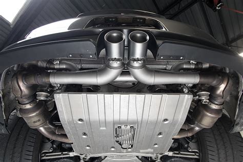 Porsche 991 GT3 911R Center Muffler Bypass Exhaust Soul Performance