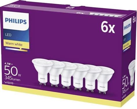 Philips Led Gu W Lm V Barwa Ciep A Szt Opinie I