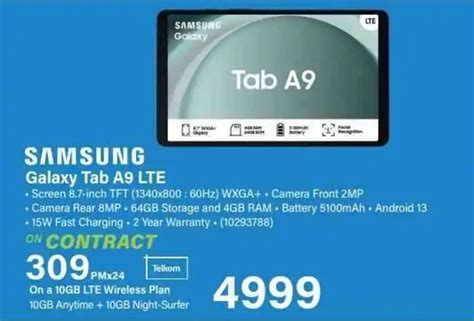 Samsung Galaxy Tab A Lte Offer At Incredible Connection