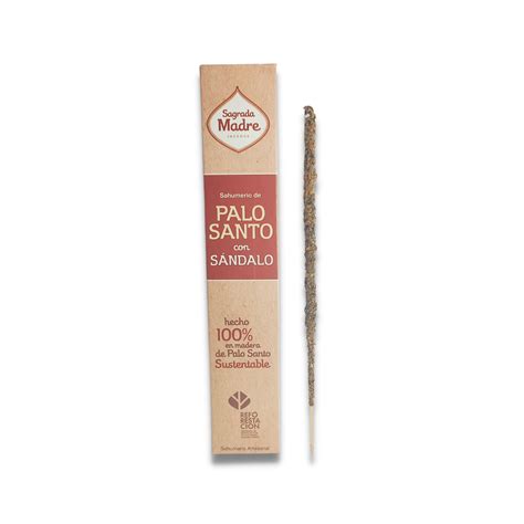 Incenso Sagrada Madre Palo Santo Vareta Palo Santo C S Ndalo