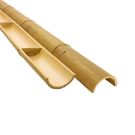 70 80mm Natural Bamboo Poles 4m Half Round UK Bamboo